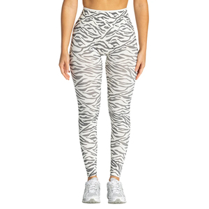 High Waist Seamless <b>Heat</b>-Transfer Printed Yoga Leggings Full Length Spandex Nylon Four-Way Stretch Elastic Waist Women's <b>Pants</b> - Product Image 1