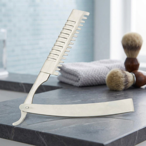 Cuchilla de Acero Inoxidable Premium para Dar Forma al Cabello, con Logotipo Personalizado, Herramienta Profesional para Barberos, para Afeitar la Cuello y Cortar el Cabello en Salones - Product Image 3