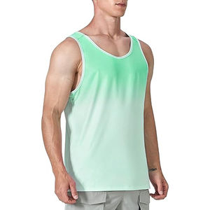 Mens Compression Gym Workout Tank Top Ribbed Cotton Knit Fitness <b>Stringer</b> Sleeveless Sports <b>Vest</b> Custom Logo OEM Casual Summer - Product Image 6