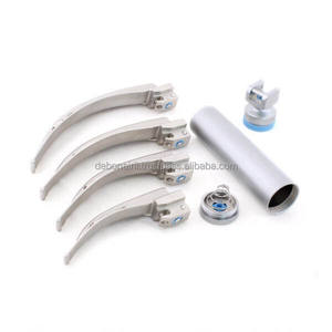 Ensemble de laryngoscopes vétérinaires LED Macintosh Debonairii, 4 lames courbées en acier inoxydable, équipement de diagnostic certifié CE - Product Image 5