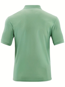 Camisa de Golf Premium para Hombre, Transpirable, que Absorbe la Humedad, Ligera, Elástica, de Manga Corta, con Botones, para Deportes al Aire Libre de Verano - Product Image 2