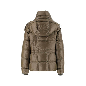 Veste d'hiver pour homme à capuche, col montant, coupe-vent, couleur unie, rembourrage épais en polyester, style décontracté, longueur normale - Product Image 3