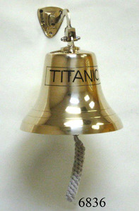 Campana de barco de ancla de pared de latón más popular Campanas náuticas de latón hechas a mano indias grandes campanas náuticas personalizadas para la venta - Product Image 2