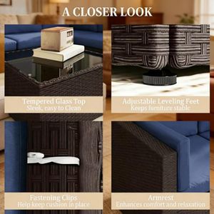 Set di Mobili da Giardino con Diverse Pezzi per Vivere All'Aperto - Product Image 5