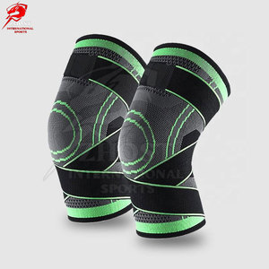 Sangles de genou de haute qualité, support ergonomique, ajustement durable et réglable, tissu respirant pour la performance athlétique et le confort pendant l'entraînement - Product Image 2