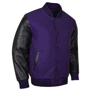 Custom Letterman Varsity <b>Jackets</b> Wool Body Genuine Sleeves Winter Wear <b>Smart</b> Stylish Unisex <b>Jacket</b> Front Quick Dry Breathable - Product Image 2