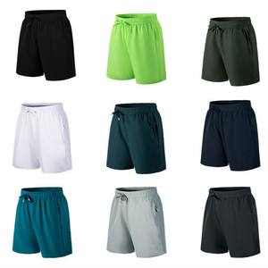 Shorts pour hommes OEM direct usine transfrontalier, séchage rapide, coupe ample, cinq-quarts, sport décontracté, en soie glacée, pour la plage, grande taille - Product Image 6