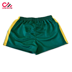 High Quality Customizable Logo Polyester Rugby Footy <b>Shorts</b> with <b>Zipper</b> Pocket Sublimation Football Wear Training football <b>short</b> - Product Image 1