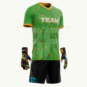 Uniforme de Fútbol Personalizable de Secado Rápido, Servicio OEM, Fabricado en Pakistán, Uniformes de Fútbol Transpirables Estampados de Alta Calidad en Existencia - Product Image 2