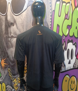 T-shirt en coton noir à manches courtes pour homme, coupe oversize, col rond, décontracté, uni, écologique, anti-UV, respirant, style urbain - Product Image 4