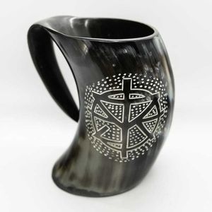 buffalo Horn Mug hand made mugs eco friendly and 100% natural organic matireal <b>drinkware</b> <b>accessories</b> - Product Image 2