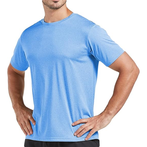 T-shirt de sport décontracté pour homme 100% polyester 180 grammes Dry Fit Course à pied Gym Entraînement Respirant Manches courtes Prix d'usine - Product Image 2