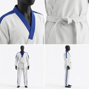 High Quality Taekwondo Uniform Durable Sparring Dobok Adult Martial Wear <b>Set</b> - Product Image 6