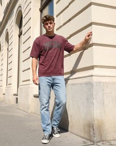 Camiseta Oversize de Algodón para Hombre, Estilo Casual Holgado con Hombros Caídos, Manga Corta, Estilo Urbano - Product Image 5