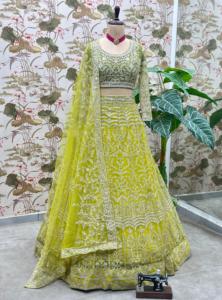 ชุดเลเฮนกา โจลี/ซัลวาร์ คามีซ งานปักลายแบบอินเดียดั้งเดิม สำหรับงานปาร์ตี้ แห้งเร็ว ทรงหลวม ใส่ได้ทุกโอกาส - Product Image 6