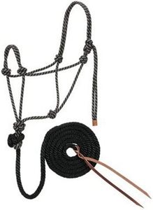 Licol réglable en corde pour chevaux, idéal pour l'entraînement western, la manipulation en ranch, le travail au sol et l'utilisation en écurie - Vente en gros par un fabricant équestre - Product Image 4