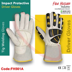 Top Quality Impact Protective Custom <b>Driver</b> <b>Gloves</b> for Daily Use 2024 Wholesale Tig Welding <b>Gloves</b> Leather <b>Gloves</b> From Pakistan - Product Image 3