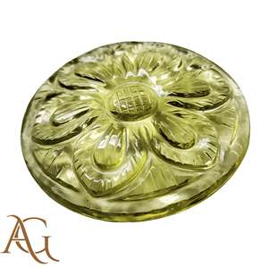 Cameo sculpté en quartz citron naturel, pierre précieuse en vrac, prix de gros fabricant pour la fabrication de bijoux, calibré - Product Image 2