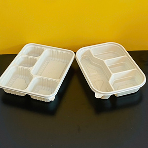 Produit phare 2026 : Boîte alimentaire jetable biodégradable en amidon de maïs, écologique, pour la vente chaude 2026 - Product Image 5