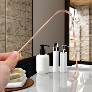 Herramientas de Higiene Bucal Bold Blossom, Limpiador de Lengua 100% Cobre Puro para Adultos, Venta al Por Mayor en India - Product Image 2