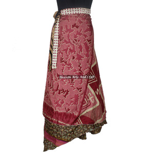 Nouvelle Robe Halter pour Femme, Style Resort, Sexy, en Soie, Paréo Sarong Réversible, Soie Vintage Magique, Jupe Portefeuille de 38 Pouces - Product Image 2