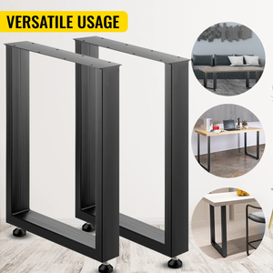 Pieds de table carrés en acier inoxydable robuste pour la maison, le bureau, le salon, l'hôtel - Installation facile EDPTBL000 - Product Image 1