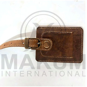 Étiquettes de bagages de voyage très vendues, étiquettes de valise, étiquettes de bagages en cuir personnalisées en gros - Product Image 5