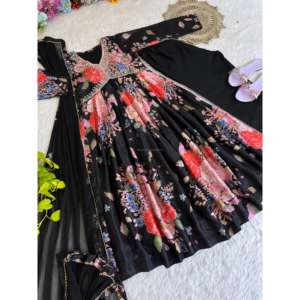 Présentation par New spécial fête porter des robes coupe Aliya pantalon Dupatta - Product Image 1