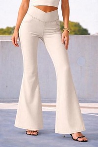Rigid Cotton Denim Stretch Comfort Flexible Structured Soft Premium Ring-spun <b>Boot</b> Cut Mid Waist Vintage Jeans - Product Image 2