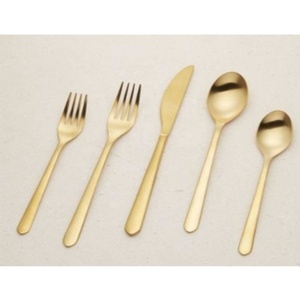 New Design Luxury High Quality Hotels and Wedding Tableware Flatware <b>Set</b> with Mirror Polish Horn Handle Stainless Steel - Product Image 2