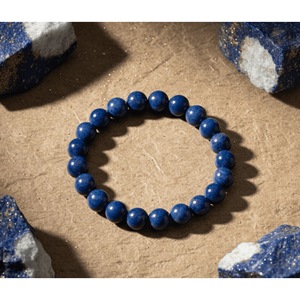 Handcrafted Lapis Lazuli Wisdom CHIPS <b>Bracelet</b> Natural Beaded Crystal <b>Healing</b> Jewelry Wholesale Indirectly Fulfilled by Vendor - Product Image 4
