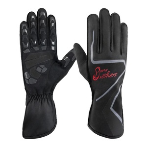 Custom Kart Racing <b>Gloves</b> Non-Slip Breathable Polyester Full Finger Windproof Outdoor Sports <b>Touch</b> Screen <b>Gloves</b> - Product Image 5