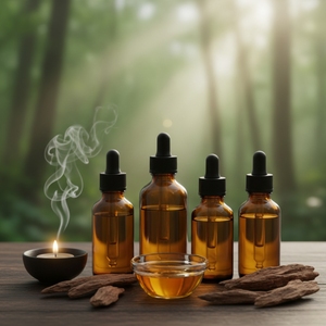 Aceite Esencial de Agarwood Aromaaz International (Certificado GMP) 100% Puro Destilado al Vapor Revitalizador de Piel Precio al por Mayor - Product Image 5