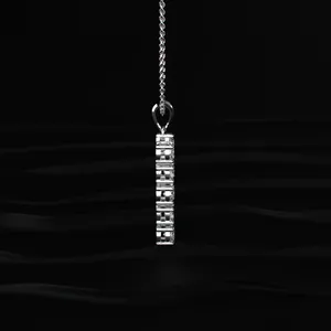 VVS-VS Clarity IGI Certified Elegant Design <b>D</b> Alphabet Labgrown CVD Diamond Pendant with <b>D</b>-E Color White Gold Solitaire <b>Necklace</b> - Product Image 3