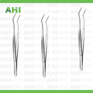 คีมคีบเมริแอมคุณภาพพรีเมียม ขนาด 16 ซม. ปากหยัก คีมตัดแต่ง คีมผ่าตัด คีมจับของเหลว ใช้ในห้องไอซียู ผลิตจากสแตนเลส ผลิตในประเทศปากีสถาน - Product Image 2