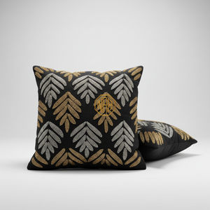 Funda de Cojín Decorativa de Lujo con Cuentas Cuadradas Bordadas y Estampadas para el Hogar Moderno - Product Image 4