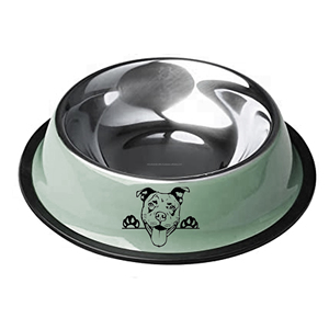 Cuencos de Metal personalizados para perros y gatos, cuencos de Color hechos a mano para mascotas - Product Image 1