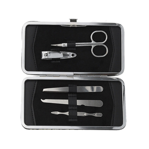 Salon Quality Anti-Rust Reusable OEM Manicure <b>Sets</b> Russian Tools Nail Caring Kit with Scissors Pusher Cutter & Nail File - Product Image 4