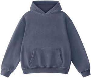 Sweat à capuche en polyester/coton, style streetwear automne, anti-rétrécissement, pour hommes, en vente à bas prix - Product Image 3