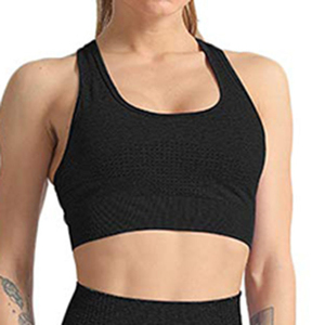 Ventes en gros de tenues de yoga pour femmes, douces et confortables, en 2 pièces, pour la salle de sport, vêtements de fitness, ensembles de yoga sans couture pour femmes, pour les vêtements de sport - Product Image 5