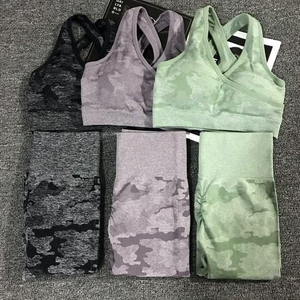Gym Sport Leggings Women Fitness High Waist <b>Tummy</b> <b>Control</b> Breathable Eco-Friendly Quick Dry Seamless Yoga Pants Workout Scrunch - Product Image 4