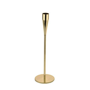 Porte-bougie en laiton massif de style antique avec support pour bougie, pour salon, chambre, table à manger, temple, décoration de mariage - Product Image 1