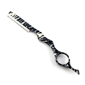 Navaja de Barbero Kaamir Instruments con Cabezal Giratorio, Recubrimiento de Papel con Logotipo Personalizado, Hoja Única de Acero Inoxidable, Uso Profesional en Salón - Product Image 5