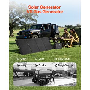 "200W <b>Solar</b> Panel Portable Power Station 1008Wh LiFePO4 Battery 1800W <b>Solar</b> <b>Generator</b> Backup (9 Outputs 220V System AC - Product Image 3