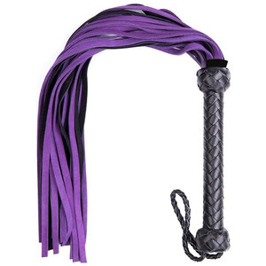 Leather <b>Flogger</b> Classic Leather Strips Smooth Finish Durable Build Leather <b>Flogger</b> Simple Use Control - Product Image 1