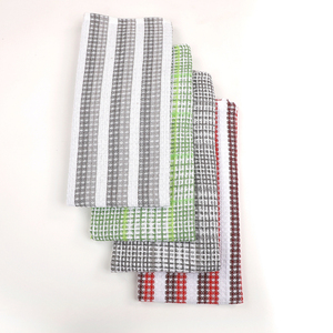 Modern Design Organic Cotton Waffle Weave Lint-Free <b>Kitchen</b> Dish Towels for Daily Cooking and Cleaning - Product Image 3