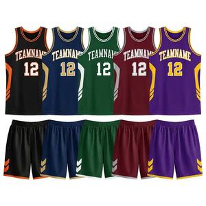 Unisex Adult Black <b>Orange</b> Basketball Jersey Set Team Name 12 Digital Printing Polyester Moisture Wicking Mesh <b>Tank</b> <b>Top</b> Shorts - Product Image 2
