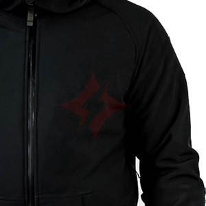 Hoodie de protection pour moto de haute qualité FLASH GEAR entièrement doublé en polyester respirant, homologué CE, design blindé - Product Image 4