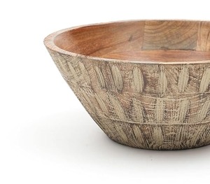 Tazones Redondos de Bambú Pulido Ecológicos para Servir Ensaladas, para Fiestas y Uso Doméstico, Fabricados en India - Product Image 3