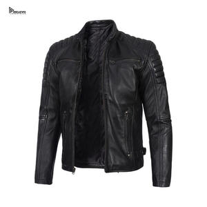 Chaqueta de Cuero Personalizada para Hombre, Estilo Motero, Calidad Premium, Ropa de Invierno, Proveedor Mayorista, Calidad de Exportación - Product Image 6